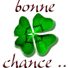 Bonne chance!!!