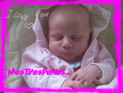 Ma premiere petite louloute!!!